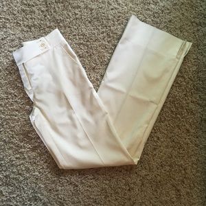 BCBG Max Azria off white work/dress pants
